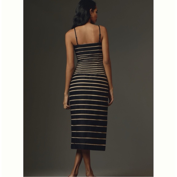 Anthropologie Square-Neck Slim Midi Dress Maeve - Picture 5 of 15